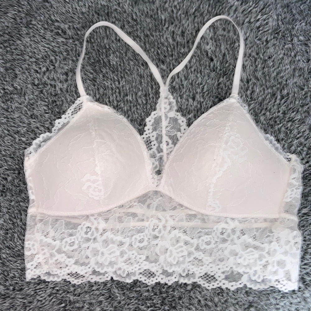 White bralette